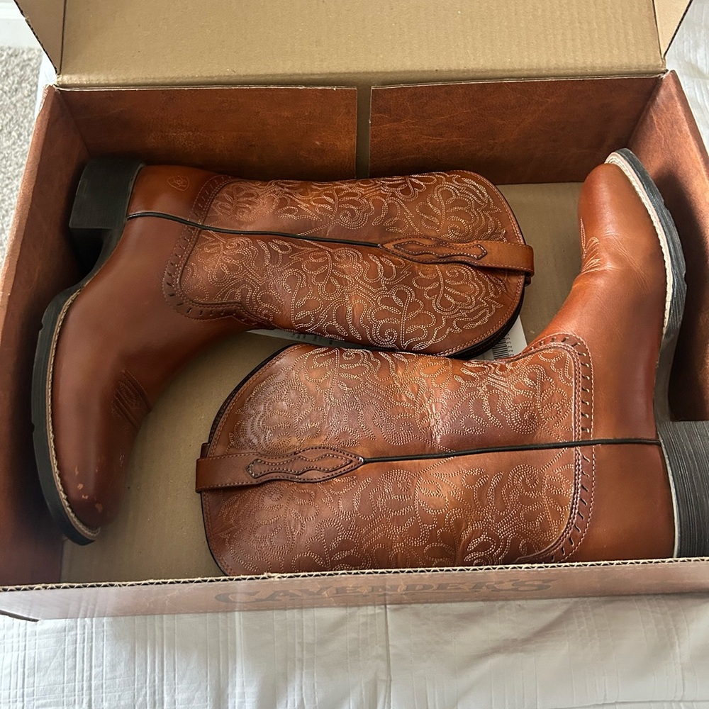 Ariat Brown Western Cowgirl Boots